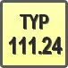 Piktogram - Typ: 111.24